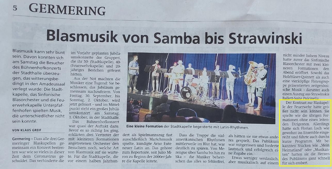 Bühnenhofkonzert